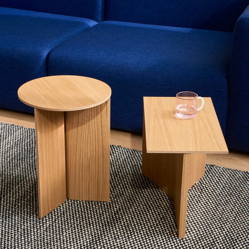 HAY（ヘイ） / SLIT TABLE（スリットテーブル） / WOOD OBLONG / W49.3×D27.5×H35.5cm / 全2色 / サイドテーブル