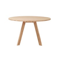 【Plus1キャンペーン】石巻工房 / YAGURA ROUND TABLE（ヤグララウンドテーブル） / Φ120cm & OBON CHAIR（オボンチェア） / natural
