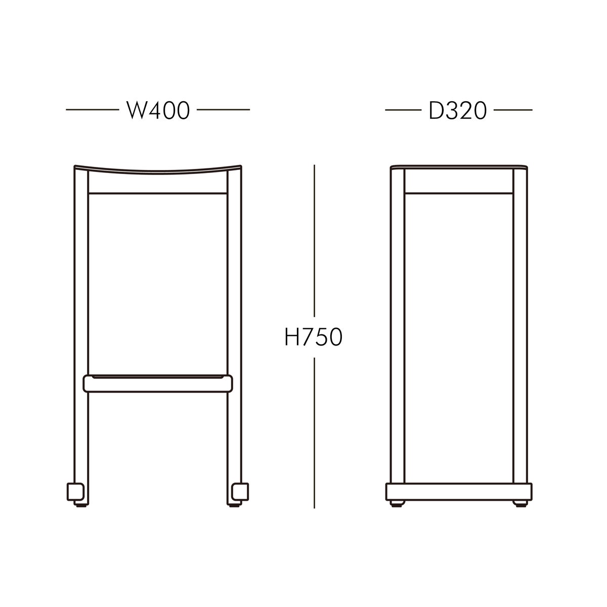 Artek（アルテック） / ATELIER BAR STOOL（アトリエ バースツール） / ビーチ材・ ラッカー仕上げ / ナチュラル / H75cm / スツール