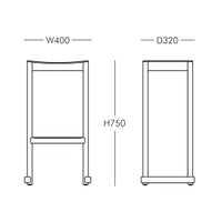 Artek（アルテック） / ATELIER BAR STOOL（アトリエ バースツール） / ビーチ材・ ラッカー仕上げ / ナチュラル / H75cm / スツール