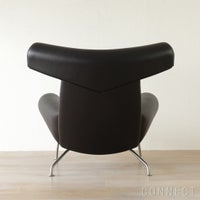 FREDERICIA（フレデリシア） Wegner Ox Chair（ウェグナーオックスチェア） / Model 1000 / ステンレススチールベース / レザー（Organic 906）