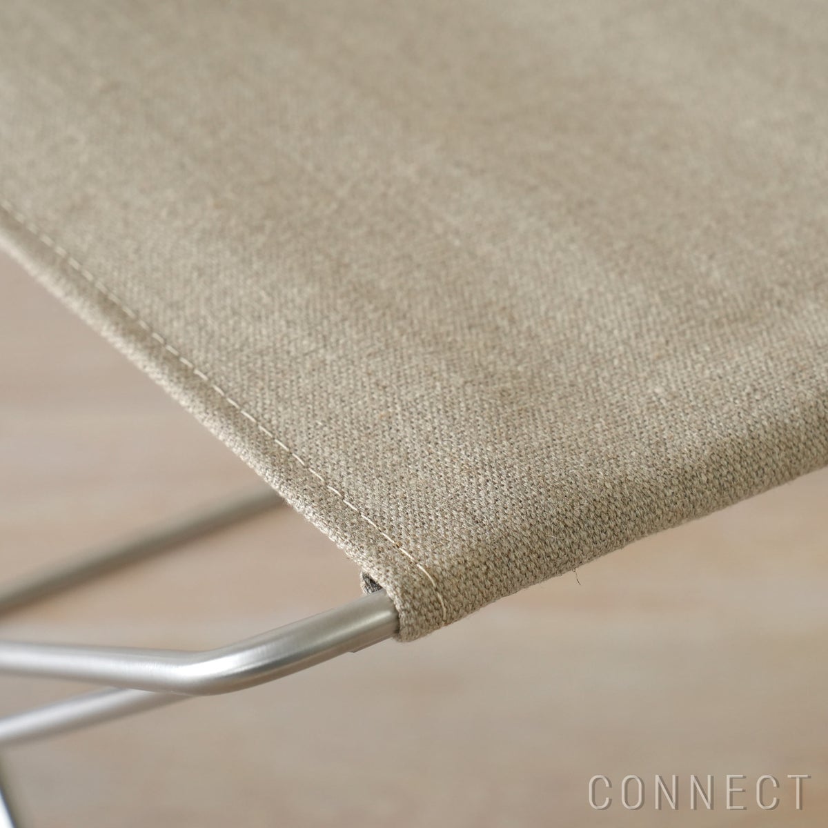 FREDERICIA（フレデリシア） / JG Folding Stool（JGフォールディング スツール） / Model 6565 / ステンレススチールベース / ナチュラルキャンバス