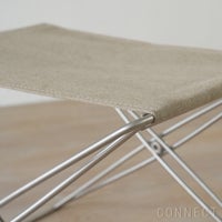 FREDERICIA（フレデリシア） / JG Folding Stool（JGフォールディング スツール） / Model 6565 / ステンレススチールベース / ナチュラルキャンバス