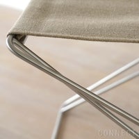 FREDERICIA（フレデリシア） / JG Folding Stool（JGフォールディング スツール） / Model 6565 / ステンレススチールベース / ナチュラルキャンバス