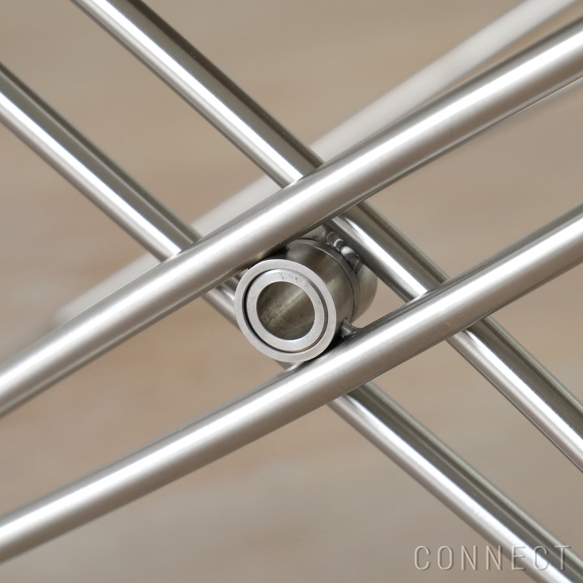 FREDERICIA（フレデリシア） / JG Folding Stool（JGフォールディング スツール） / Model 6565 / ステンレススチールベース / ナチュラルキャンバス