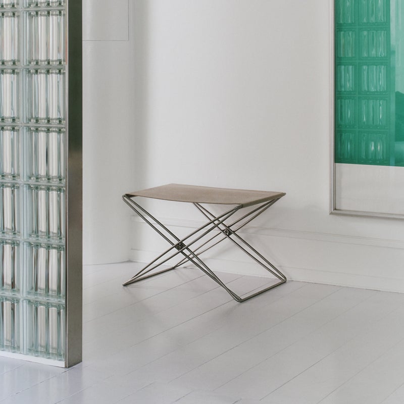 FREDERICIA（フレデリシア） / JG Folding Stool（JGフォールディング スツール） / Model 6565 / ステンレススチールベース / ナチュラルキャンバス