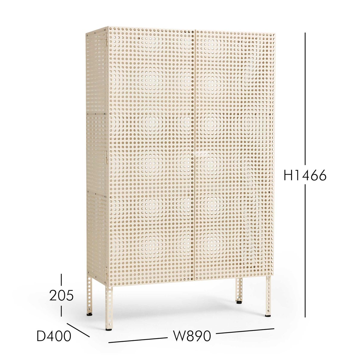 HAY（ヘイ） / PERFORATED CABINET FLOOR（パーフォレイテッド キャビネット フロア） / Lサイズ / 全2色 / キャビネット