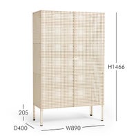 HAY（ヘイ） / PERFORATED CABINET FLOOR（パーフォレイテッド キャビネット フロア） / Lサイズ / 全2色 / キャビネット