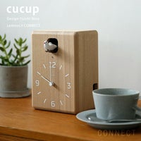 【アウトレット】Lemnos（レムノス） / cucup（ククップ） 鳩時計 ナチュラルタイプ【CONNECT別注品】 / ナチュラル