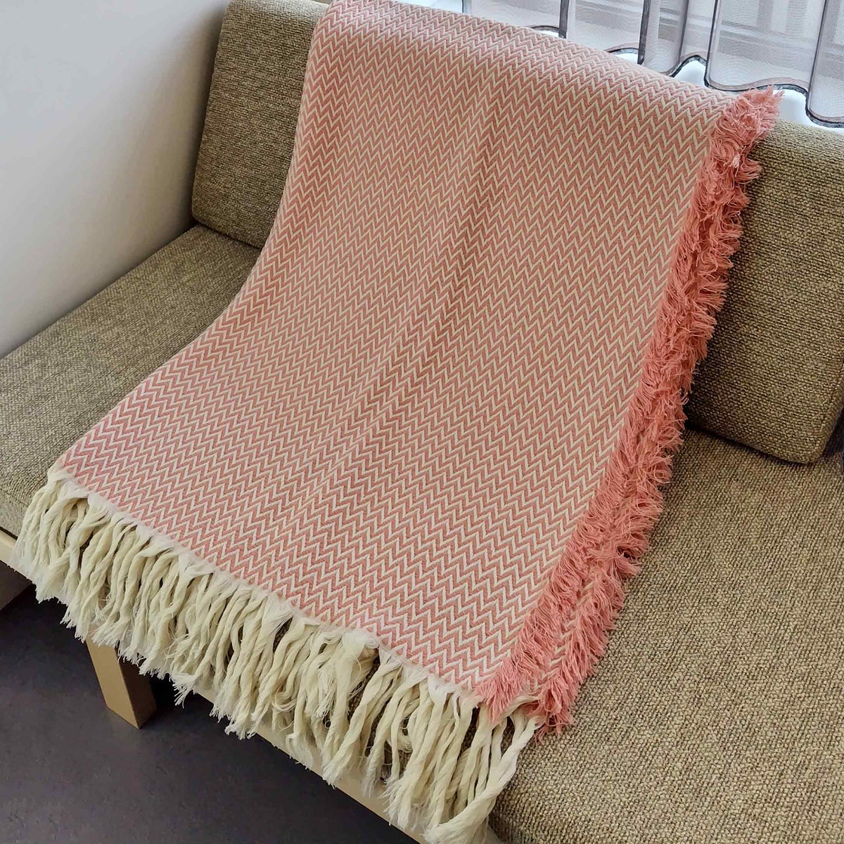 【アウトレット】norwegianicons（ノルウェジアンアイコンズ） / Bunad Blanket Fram Oslo（ブーナッドブランケットフラムオスロ） / Pink / 200×130cm
