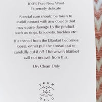 【アウトレット】norwegianicons（ノルウェジアンアイコンズ） / Bunad Blanket Fram Oslo（ブーナッドブランケットフラムオスロ） / Pink / 200×130cm