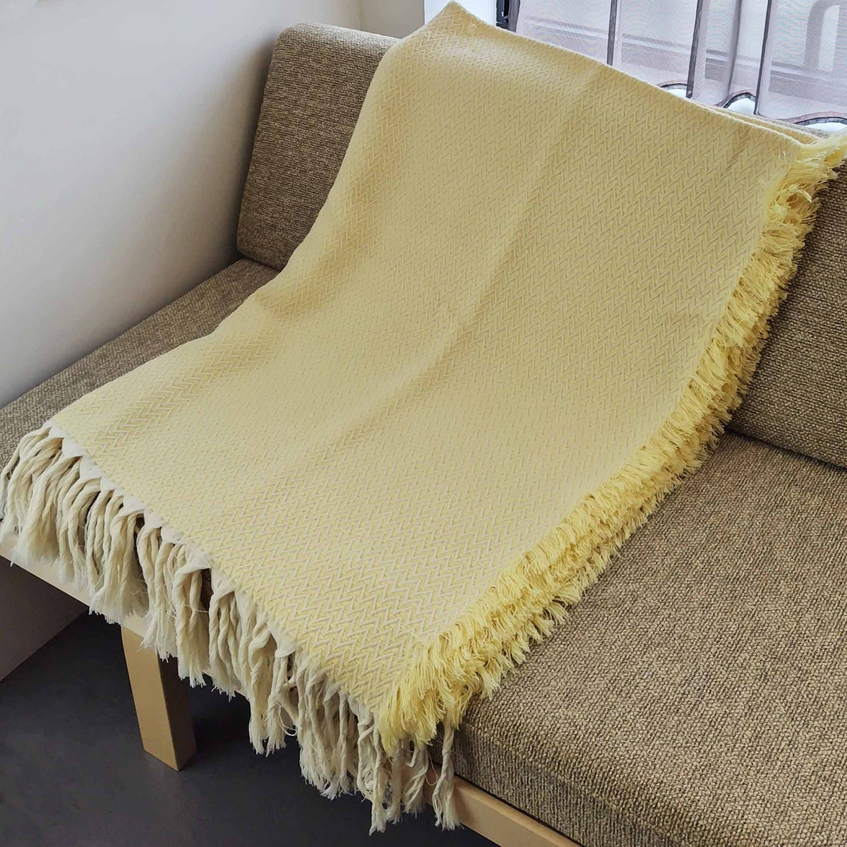 【アウトレット】norwegianicons（ノルウェジアンアイコンズ） / Bunad Blanket Fram Oslo（ブーナッドブランケットフラムオスロ） / yellow / 200×130cm