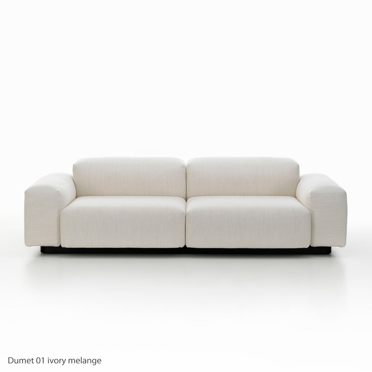 Vitra（ヴィトラ） / Soft Modular Sofa（ソフトモジュラーソファ） / 2シーター / Dumet（デュメ）01 ivory melange / ソファ