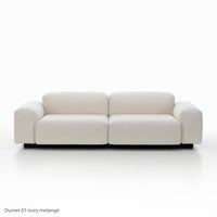 Vitra（ヴィトラ） / Soft Modular Sofa（ソフトモジュラーソファ） / 2シーター / Dumet（デュメ）01 ivory melange / ソファ