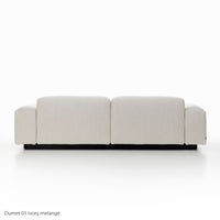 Vitra（ヴィトラ） / Soft Modular Sofa（ソフトモジュラーソファ） / 2シーター / Dumet（デュメ）01 ivory melange / ソファ
