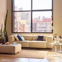 Vitra（ヴィトラ） / Soft Modular Sofa（ソフトモジュラーソファ） / 2シーター / Dumet（デュメ）01 ivory melange / ソファ