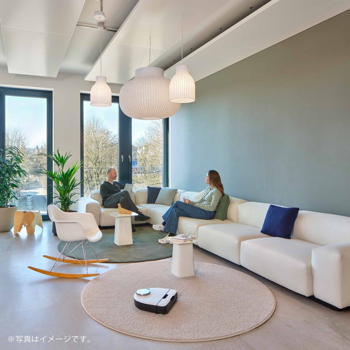 Vitra（ヴィトラ） / Soft Modular Sofa（ソフトモジュラーソファ） / 2シーター / Dumet（デュメ）01 ivory melange / ソファ