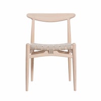 PP Mobler（PPモブラー） / PP101 チェア / ビーチ材・ソープ仕上げ / リネンウェビング