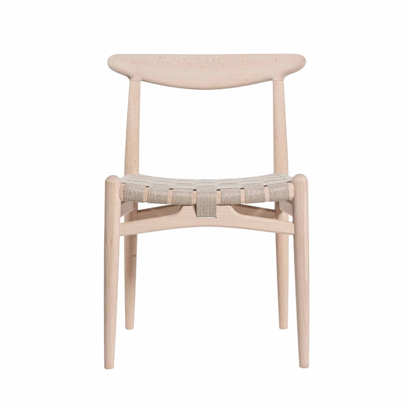 PP Mobler（PPモブラー） / PP101 チェア / ビーチ材・ソープ仕上げ / リネンウェビング