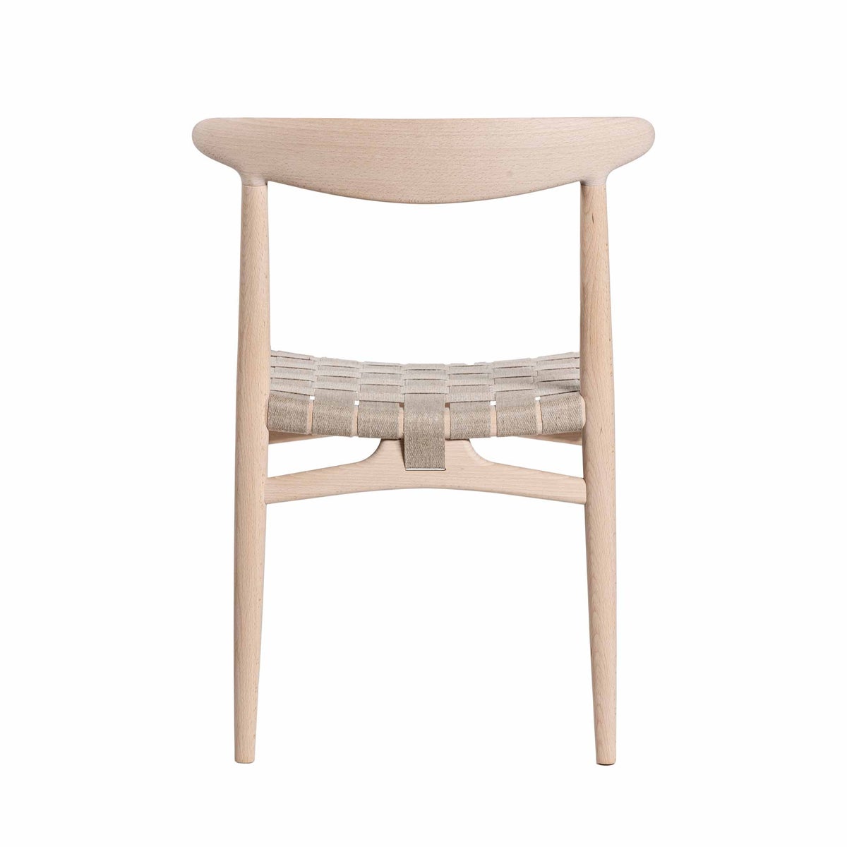 PP Mobler（PPモブラー） / PP101 チェア / ビーチ材・ソープ仕上げ / リネンウェビング