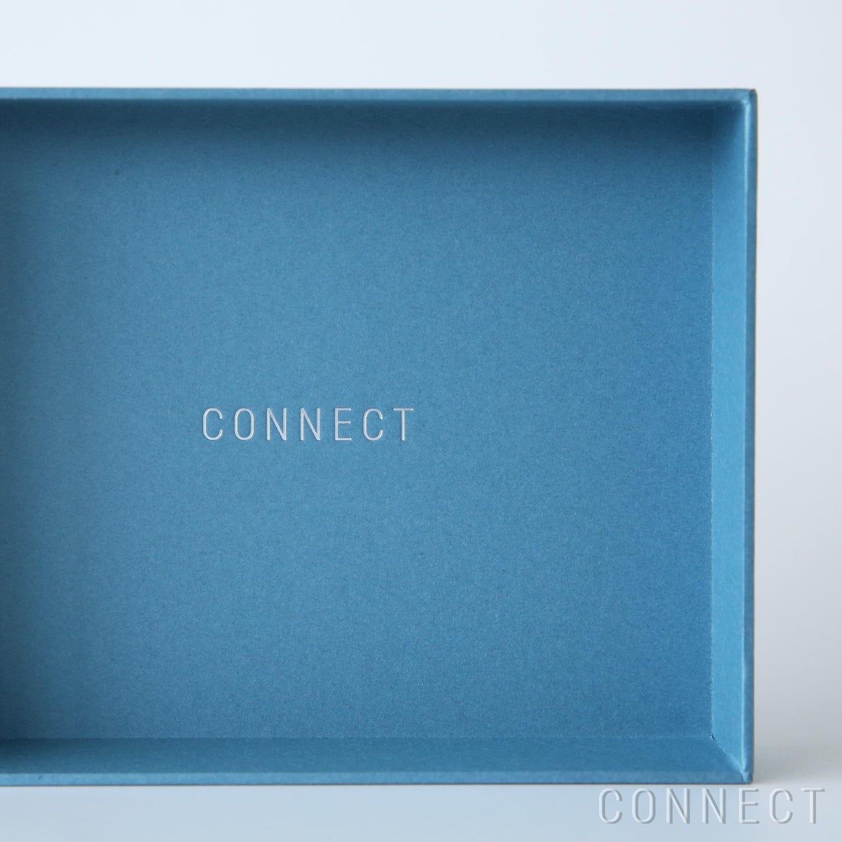 &PAPERS（アンドペーパーズ） / カラー収納BOX 3個セット「海」 / オープンシェルフ用【CONNECT別注】