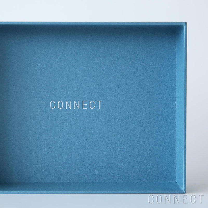 &PAPERS（アンドペーパーズ） / カラー収納BOX 3個セット「海」 / オープンシェルフ用【CONNECT別注】