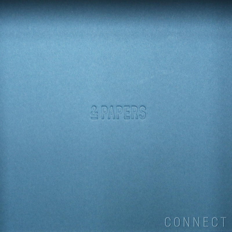 &PAPERS（アンドペーパーズ） / カラー収納BOX 3個セット「海」 / オープンシェルフ用【CONNECT別注】