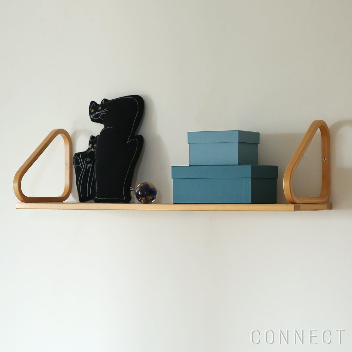 &PAPERS（アンドペーパーズ） / カラー収納BOX 3個セット「海」 / オープンシェルフ用【CONNECT別注】