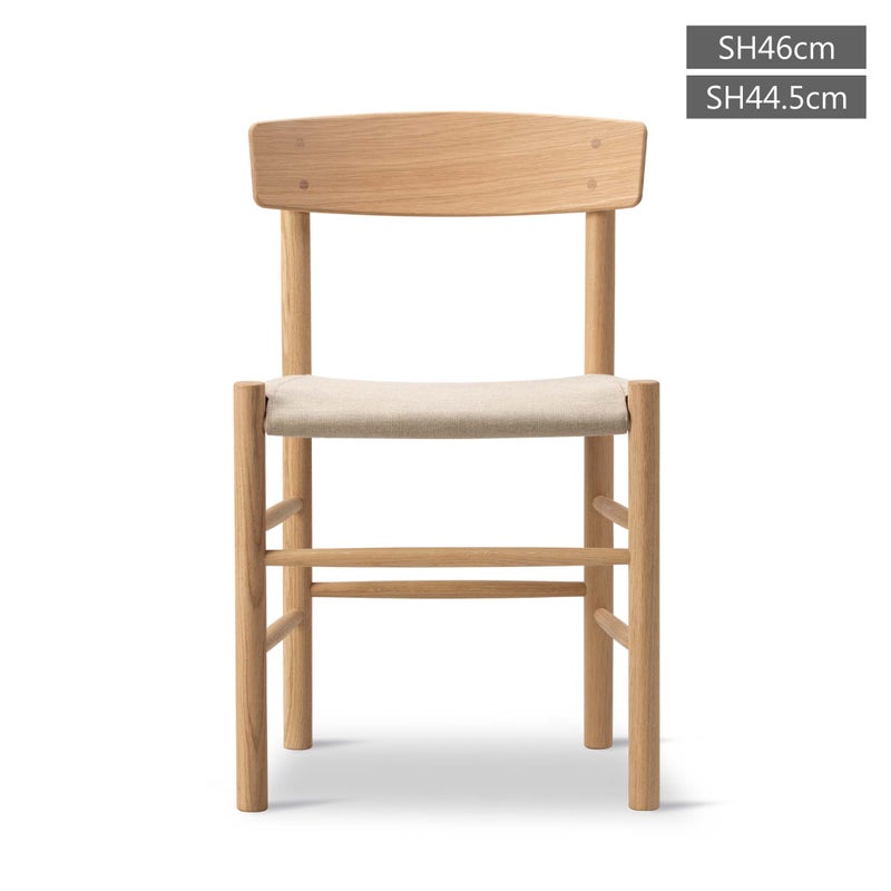 FREDERICIA（フレデリシア） / J39（モーエンセンチェア・シェーカーチェア） / オーク材・ライトオイル仕上げ / ナチュラルキャンバス