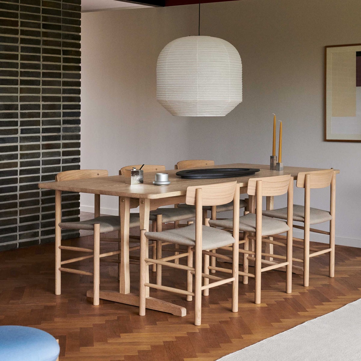 FREDERICIA（フレデリシア） / J39（モーエンセンチェア・シェーカーチェア） / オーク材・ライトオイル仕上げ / ナチュラルキャンバス