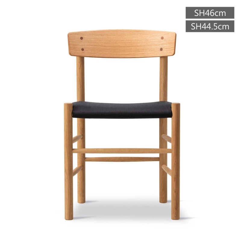 FREDERICIA（フレデリシア） / J39（モーエンセンチェア・シェーカーチェア） / オーク材・オイル仕上げ / ブラックキャンバス