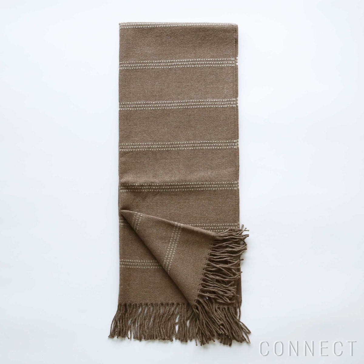 THE INOUE BROTHERS（イノウエブラザーズ） / Blanket Stripe / ブランケット　ストライプ / 133×162cm / Beige・Gray