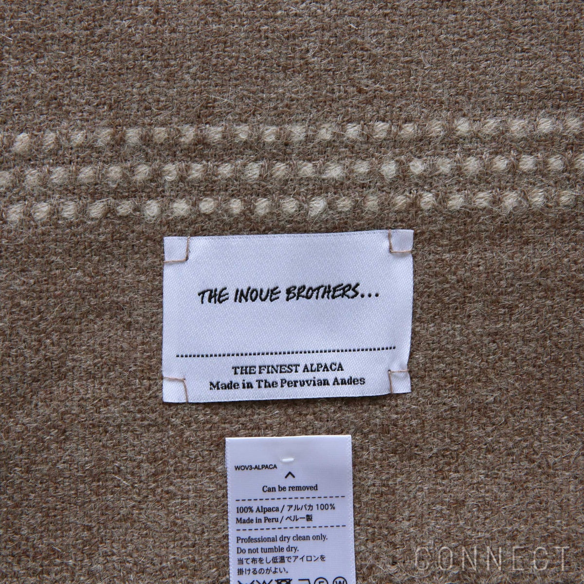 THE INOUE BROTHERS（イノウエブラザーズ） / Blanket Stripe / ブランケット　ストライプ / 133×162cm / Beige・Gray