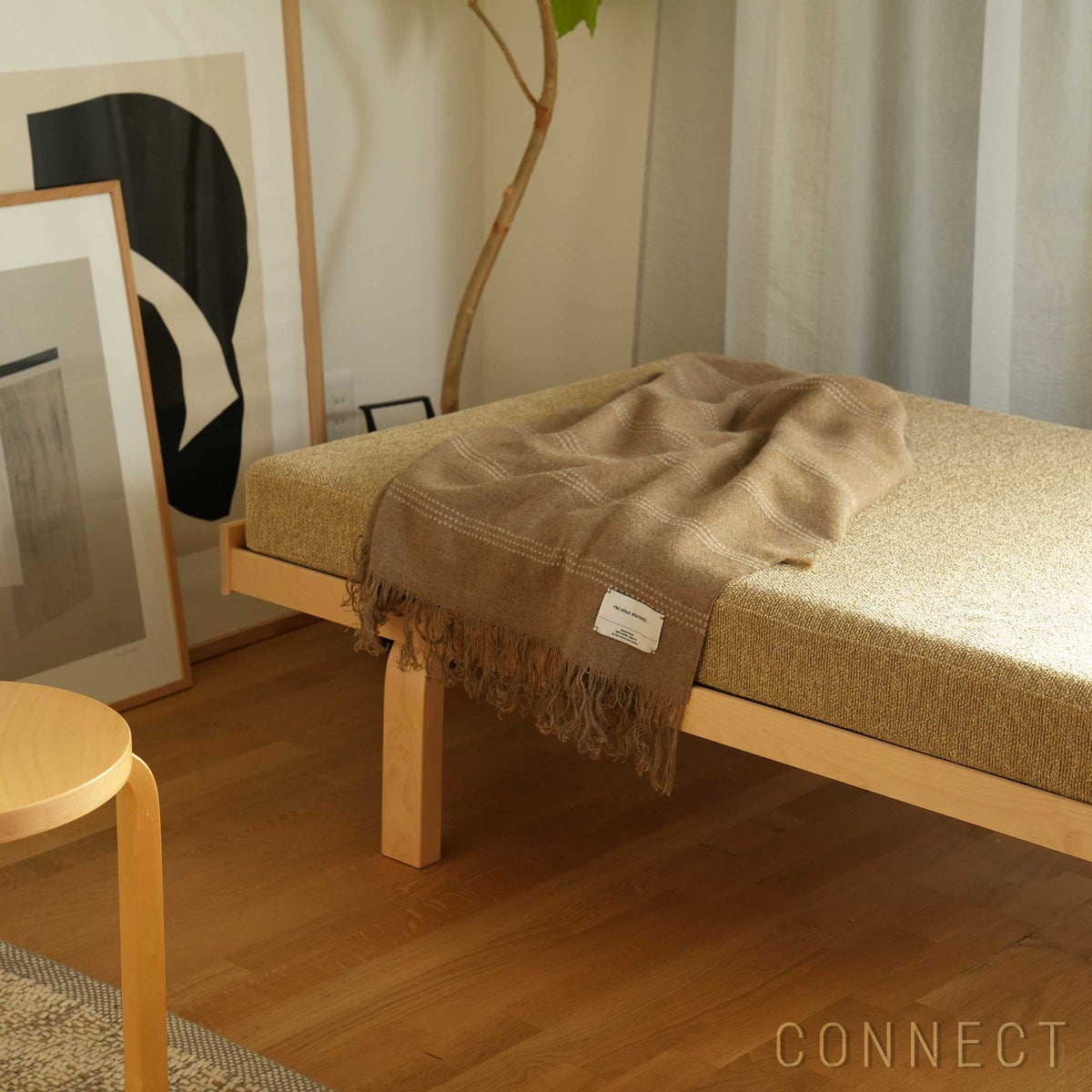 THE INOUE BROTHERS（イノウエブラザーズ） / Blanket Stripe / ブランケット　ストライプ / 133×162cm / Beige・Gray