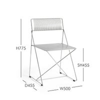 HAY（ヘイ） / X-LINE CHAIR CHROMED（エックスライン チェア クロームド） / 屋内用 / クロームド