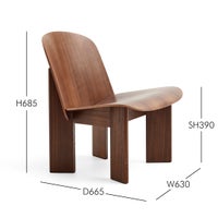 HAY（ヘイ） / CHISEL LOUNGE CHAIR（チゼルラウンジチェア） / ウォルナット材