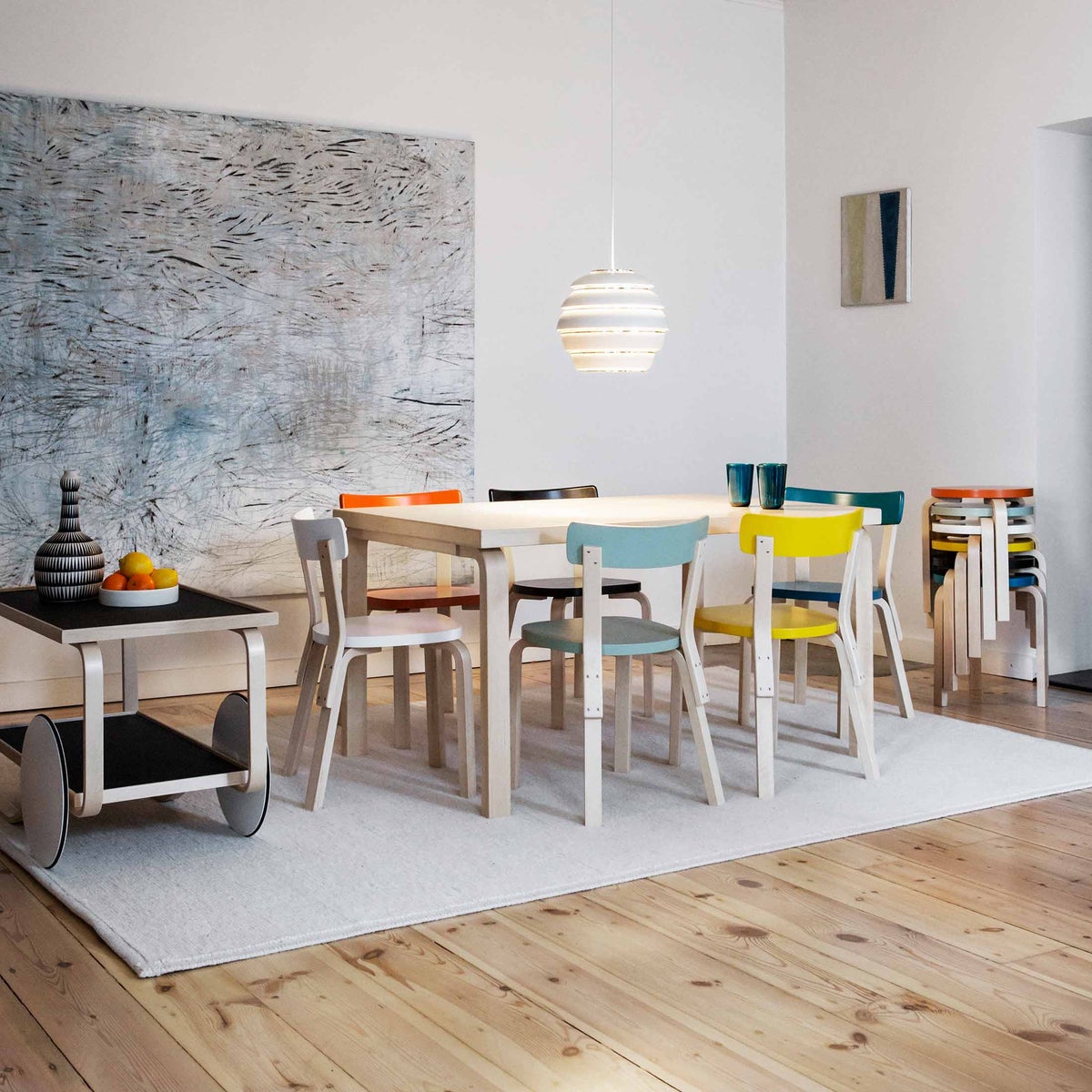 Artek（アルテック） / TEA TROLLEY 901（ティートロリー） / ブラック リノリウム