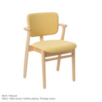 Artek（アルテック） / DOMUS CHAIR（ドムスチェア） / バーチ材・ナチュラルラッカー仕上げ / 布張り Hola canary《New beauty versions》