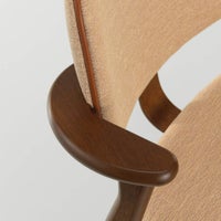 Artek（アルテック） / DOMUS CHAIR（ドムスチェア） / バーチ材・ウォルナットステイン仕上げ / 布張り Wow Re beige pink《New beauty versions》