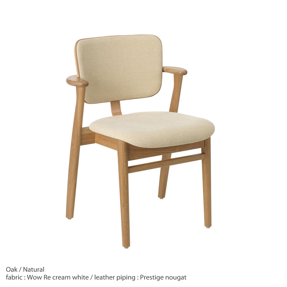 Artek（アルテック） / DOMUS CHAIR（ドムスチェア） / オーク材・ナチュラルラッカー仕上げ / 布張り Wow Re cream white《New beauty versions》