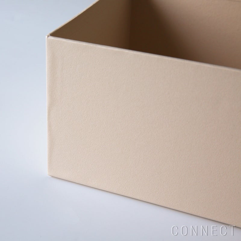 &PAPERS（アンドペーパーズ） / カラー収納BOX 3個セット「夕日」 / オープンシェルフ用【CONNECT別注】