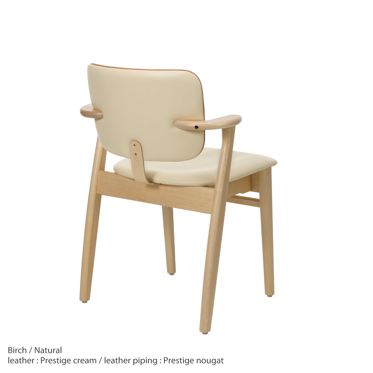 Artek（アルテック） / DOMUS CHAIR（ドムスチェア） / バーチ材・ナチュラルラッカー仕上げ / 革張り Prestige cream《New beauty versions》
