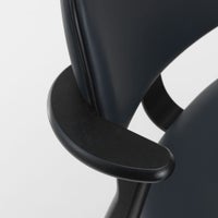 Artek（アルテック） / DOMUS CHAIR（ドムスチェア） / バーチ材・ブラックステイン仕上げ / 革張り Spectrum marine《New beauty versions》