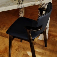 Artek（アルテック） / DOMUS CHAIR（ドムスチェア） / バーチ材・ブラックステイン仕上げ / 革張り Spectrum marine《New beauty versions》