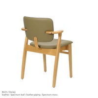 Artek（アルテック） / DOMUS CHAIR（ドムスチェア） / バーチ材・ハニーステイン仕上げ / 革張り Spectrum leaf《New beauty versions》