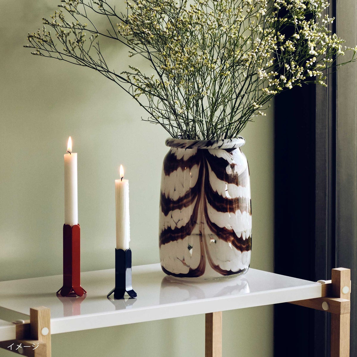 【アウトレット】HAY（ヘイ） / ARCS CANDLEHOLDER S（アークスキャンドルホルダー） / ダークブルー