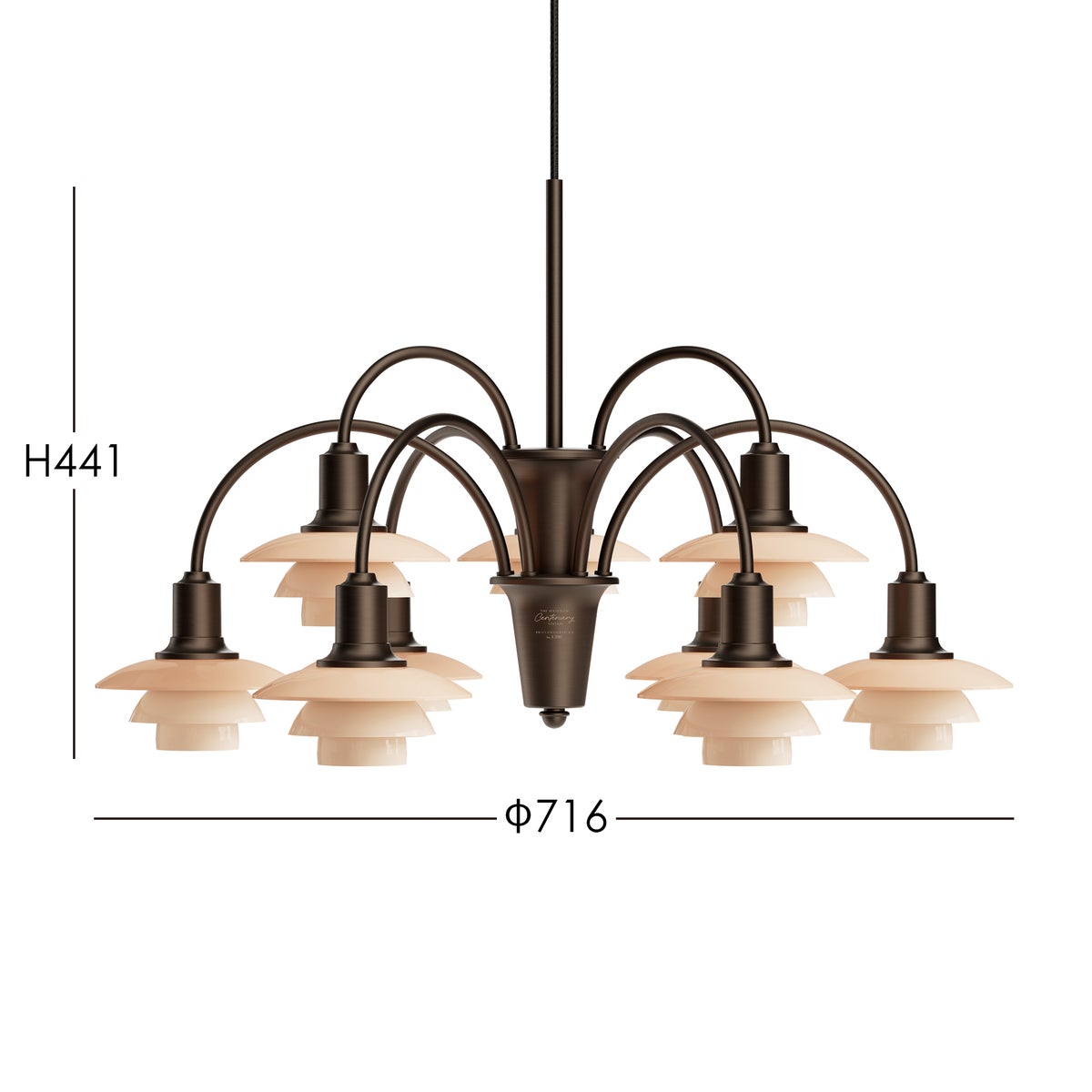 Louis Poulsen（ルイスポールセン） / PH 1/1 CHANDELIER CENTENARY EDITION（シャンデリア センテナリー・エディション） / 9灯用 / ペンダントライト