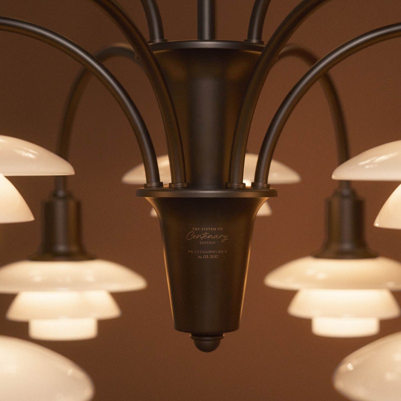 Louis Poulsen（ルイスポールセン） / PH 1/1 CHANDELIER CENTENARY EDITION（シャンデリア センテナリー・エディション） / 9灯用 / ペンダントライト