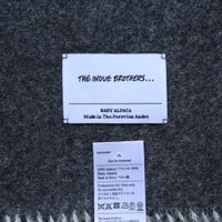 THE INOUE BROTHERS（ザ イノウエブラザーズ） / Two-Colour Large Brushed Stole / 80×205cm / Charcoal Light Grey / ストール