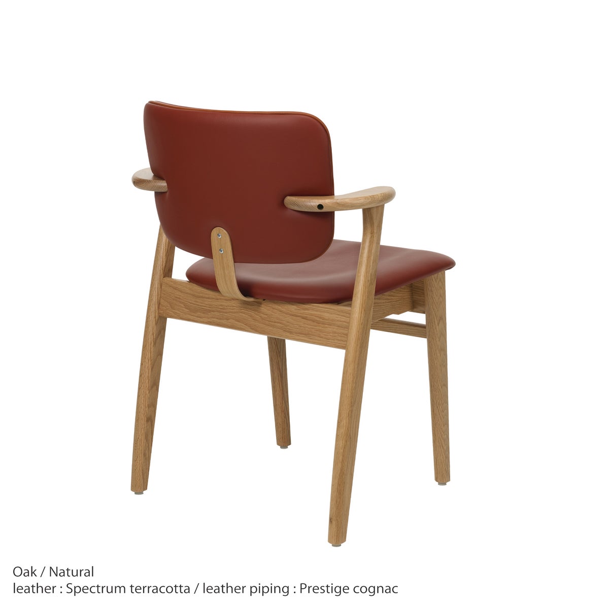 Artek（アルテック） / DOMUS CHAIR（ドムスチェア） / オーク材・ナチュラルラッカー仕上げ / 革張り Spectrum terracotta《New beauty versions》